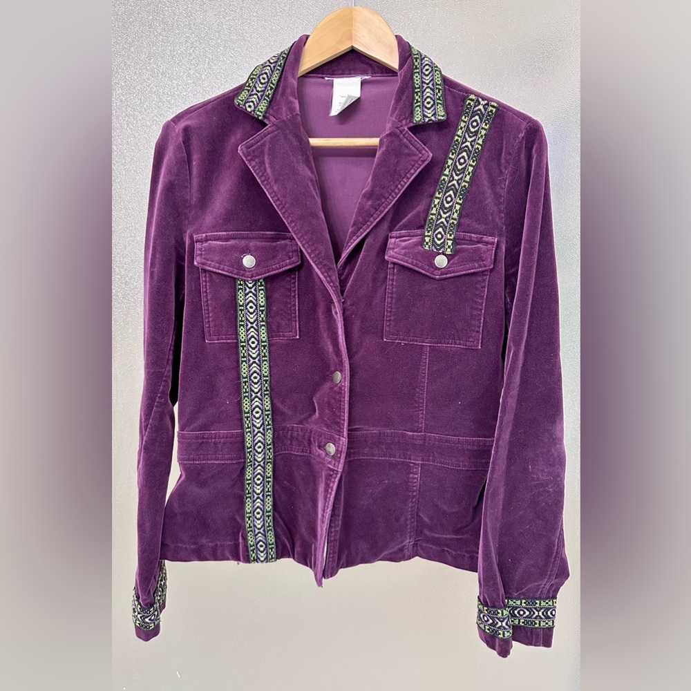 Soft Purple Velvet Blazer